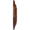 Ekena Millwork Valletta Medallion (Canopies up to 3 1/2"), 18"OD x 3 1/2"ID x 1"P, Burnished Mahogany Crackle CM18VLBMC - alternate 4